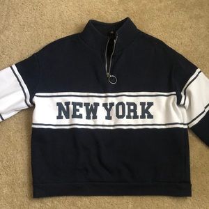 H&M cropped sweatshirt